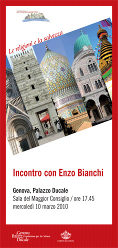 Le religioni e la salvezza: incontro con Enzo Bianchi